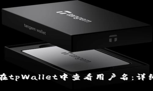 如何在tpWallet中查看用户名：详细指南